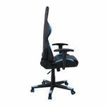 BF9150 Gaming Πολυθρόνα Γραφείου, Ανάκλιση Πλάτης έως 90°, Pu Μαύρο - Μπλε - Image 3