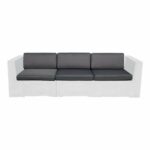 CONCRETE Set Μαξιλάρια Καναπέ Γκρι Ύφασμα Water Repellent 6 Tεμάχια - Image 2