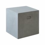 CONCRETE Cubic Σκαμπό Κήπου - Βεράντας, Cement Grey - Image 2