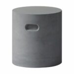 CONCRETE Cylinder Σκαμπό Κήπου - Βεράντας, Cement Grey - Image 2