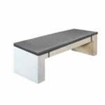 CONCRETE Μαξιλάρι Πάγκου Γκρι Ύφασμα Water Repellent - Image 3