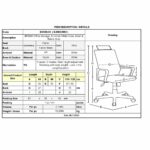 BF8900 Πολυθρόνα Γραφείου Διευθυντή, Άσπρο - Γκρι, Mesh Γκρι, Ύφασμα Γκρι - Image 5