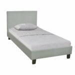 WILTON Κρεβάτι Μονό, για Στρώμα 90x190cm, Ύφασμα Απόχρωση Grey Stone - Image 2
