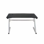 GAMING Γραφείο 120x60cm τ.Carbon Μέταλλο Βαφή Άσπρο - Image 3