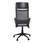 BF2500 Πολυθρόνα Γραφείου Διευθυντή Mesh Μαύρο - Pu Γκρι - Image 5