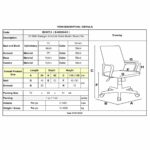 BF2500 Πολυθρόνα Γραφείου Διευθυντή Mesh Μαύρο - Pu Καφέ - Image 6