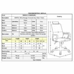 BF8750 Πολυθρόνα Γραφείου Διευθυντή, Mesh Γκρι, Ύφασμα Γκρι - Image 6