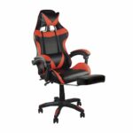 BF7860 Gaming Relax Πολυθρόνα Γραφείου με Υποπόδιο, Pu Μαύρο - Κόκκινο - Image 2