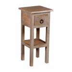 CLASSIC Stand - Τραπεζάκι Βοηθητικό H.55cm - 1 Συρτάρι, Ξύλο Ακακία Φυσικό - Image 2