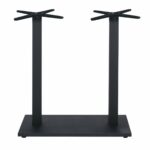 PRATO-W Βάση Τραπεζιού BAR 70x40cm H.108cm Μέταλλο Βαφή Μαύρο / 18,50Kg - Image 2