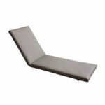SUNLOUNGER Μαξιλάρι Ξαπλώστρας PVC Γκρι με Φερμουάρ & Velcro (Foam+Polyester) - Image 2