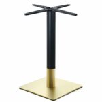 RIVA Βάση Τραπεζιού Gold Inox #201 - Black (14,50 kg) - Image 2