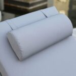 SUNLOUNGER Μαξιλάρι Ξαπλώστρας με Προσκέφαλο, Ύφασμα Water Repellent Γκρι, Φερμουάρ - Image 3