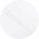 Επιφάνεια Μάρμαρο Sintered Stone, Απόχρωση White Marble (MDF για στήριξη βάσης), Φ60cm - Image 2