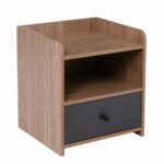 ORIENT Κομοδίνο με 1 Συρτάρι, Απόχρωση Sonoma Oak-Grey - Image 2