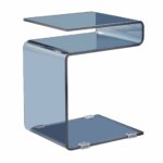 GLASSER Smoke Τραπεζάκι Βοηθητικό Γυαλί 12mm - Image 2