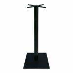 PRATO-W Βάση Τραπεζιού BAR 45x45cm H.93cm Μέταλλο Βαφή Μαύρο με Ρεγουλατόρο / 12,50Kg - Image 2
