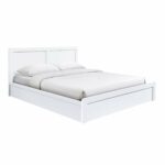 CALIBER Κρεβάτι Διπλό για Στρώμα 150x200cm, Απόχρωση Άσπρο - Image 2