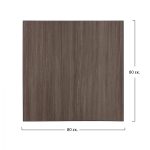 ΕΠΙΦΑΝΕΙΑ ΤΡΑΠΕΖΙΟΥ ΑΠΟ MDF 80Χ80 εκ. HM8439.01 ΣΤΑΧΤΙ ΜΑΥΡΟ - Image 2