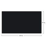 ΕΠΙΦΑΝΕΙΑ ΤΡΑΠΕΖΙΟΥ COMPACT HPL 120X70 εκ. ΜΑΥΡΗ HM5163.03 - Image 2