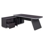 ΓΡΑΦΕΙΟ ΕΠΑΓΓΕΛΜΑΤΙΚΟ ΑΡΙΣΤΕΡΗ ΓΩΝΙΑ ROSEWOOD HM2084L 220X180X76Υεκ. - Image 3
