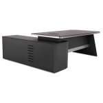 ΓΡΑΦΕΙΟ ΕΠΑΓΓΕΛΜΑΤΙΚΟ ΔΕΞΙΑ ΓΩΝΙΑ ROSEWOOD HM2083R 220X180X76Υ εκ. - Image 4