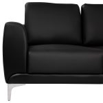 ΚΑΝΑΠΕΣ 2ΘΕΣΙΟΣ KΕΝΖΙΕ HM3121.21 ΜΕ ΜΑΥΡΟ PU 142x81x81 εκ. - Image 3