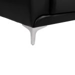 ΚΑΝΑΠΕΣ 2ΘΕΣΙΟΣ KΕΝΖΙΕ HM3121.21 ΜΕ ΜΑΥΡΟ PU 142x81x81 εκ. - Image 7