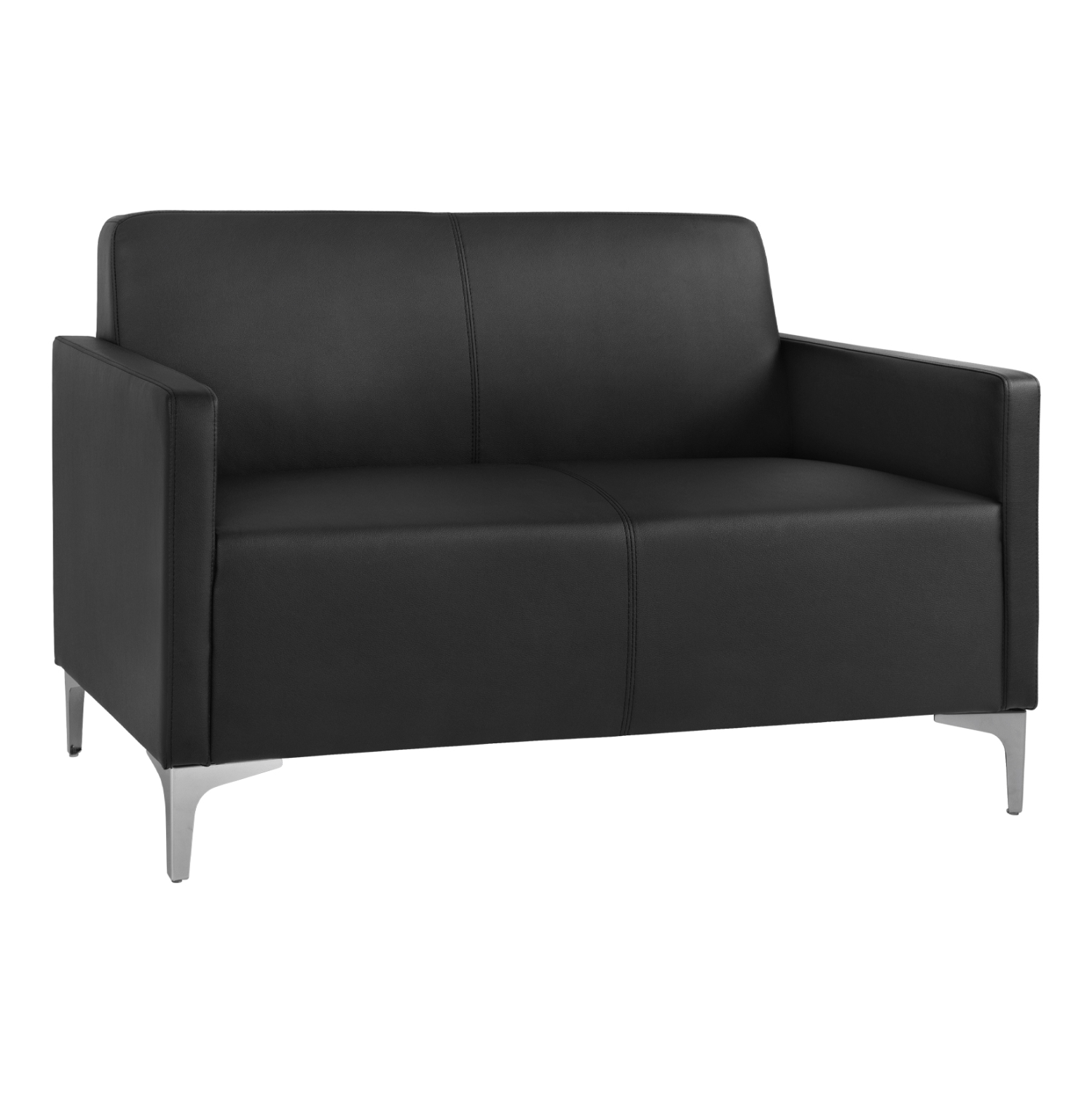 kanapes-2thesios-fb9315921-me-mayro-pu-1 ΚΑΝΑΠΕΣ 2ΘΕΣΙΟΣ NELLIE HM3159.21 ΜΕ ΜΑΥΡΟ PU 113x71x71Υ εκ. - Image 1