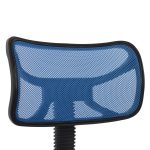 ΚΑΡΕΚΛΑ ΓΡΑΦΕΙΟΥ AKHILA HM1026.06 ΜΠΛΕ ΥΦΑΣΜΑ MESH 40,5x50,5x91,5 εκ. - Image 7