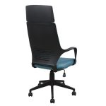 ΚΑΡΕΚΛΑ ΓΡΑΦΕΙΟΥ ANIVIA HM1054.06 ΓΚΡΙ ΣΙΕΛ & ΠΟΔΙ ΜΑΥΡΟ 64x61x126 εκ. - Image 5