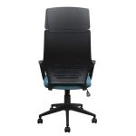 ΚΑΡΕΚΛΑ ΓΡΑΦΕΙΟΥ ANIVIA HM1054.06 ΓΚΡΙ ΣΙΕΛ & ΠΟΔΙ ΜΑΥΡΟ 64x61x126 εκ. - Image 6