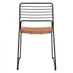 ΚΑΡΕΚΛΑ ΜΕΤΑΛΛΙΚΗ ALLEGRA HM5694 ΜΕ WICKER ΜΠΕΖ 51x54x83Υ εκ. - Image 6