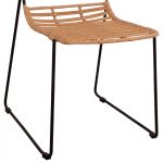ΚΑΡΕΚΛΑ ΜΕΤΑΛΛΙΚΗ ALLEGRA HM5694 ΜΕ WICKER ΜΠΕΖ 51x54x83Υ εκ. - Image 9