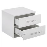 ΚΟΜΟΔΙΝΟ ΜΕΛΑΜΙΝΗΣ CHELSEA HM2220.05 ΛΕΥΚΟ 48x40,5x41,5 εκ. - Image 3