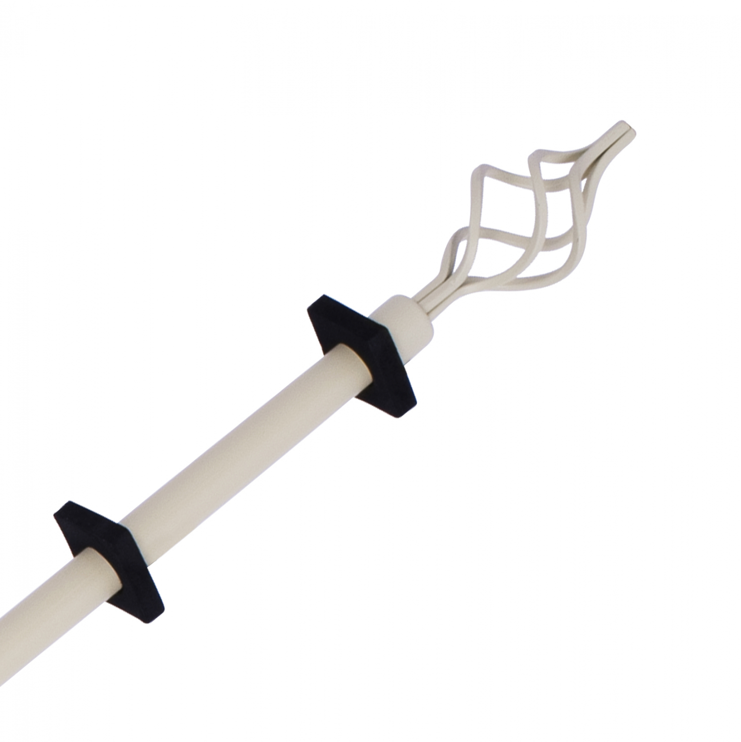 koyrtinoxylo-110-210cm-hm1128002-metalli ΚΟΥΡΤΙΝΟΞΥΛΟ 110-210cm HM11280.02 ΜΕΤΑΛΛΙΚΟ ΠΤΥΣ/ΝΟ IVORY Ε-0316 ΓΥΡΙΣΤΟ - Image 1