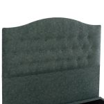 ΚΡΕΒΑΤΙ MALENA ΑΠΟ ΠΡΑΣΙΝΟ ΥΦΑΣΜΑ τύπου NUBUCK, HM647.27 ΓΙΑ ΣΤΡΩΜΑ 120x200 εκ. - Image 6