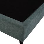 ΚΡΕΒΑΤΙ MALENA ΑΠΟ ΠΡΑΣΙΝΟ ΥΦΑΣΜΑ τύπου NUBUCK, HM647.27 ΓΙΑ ΣΤΡΩΜΑ 120x200 εκ. - Image 9