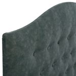 ΚΡΕΒΑΤΙ MALENA ΑΠΟ ΠΡΑΣΙΝΟ ΥΦΑΣΜΑ τύπου NUBUCK, HM647.27 ΓΙΑ ΣΤΡΩΜΑ 120x200 εκ. - Image 10