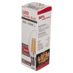 ΛΑΜΠΤΗΡΑΣ LED FILAMENT 4W E14 3000K ΧΡΥΣΟ DIMMABLE HM4048.02 - Image 5