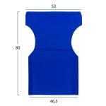ΜΑΞΙΛΑΡΙ TEXTILENE 600gr/m2 2X1 ΜΠΛΕ ΓΙΑ ΠΟΛΥΘΡΟΝΑ ΣΚΗΝΟΘΕΤΗ HM5272.01 46.5Χ53Χ80Υεκ. - Image 2