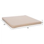 ΜΑΞΙΛΑΡΙ ΚΑΡΕΚΛΑΣ POLYESTER CHIOS ΜΠΕΖ HM11240.01P 45X45X4κ. - Image 2