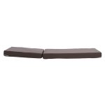 ΜΑΞΙΛΑΡΙ ΞΑΠΛΩΣΤΡΑΣ POLYESTER SIFNOS ΓΚΡΙ HM11235.10P 190x70x11 εκ. - Image 4