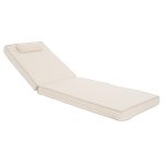 ΜΑΞΙΛΑΡΙ ΞΑΠΛΩΣΤΡΑΣ TEXTILENE 600gr SIFNOS ΜΠΕΖ HM11236.60T 196(117+1+78)x58x9εκ.