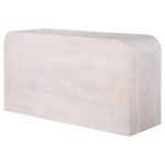 ΜΠΟΥΦΕΣ HANDYR HM9705 ΜΑΣΙΦ ΞΥΛΟ MANGO ΣΕ ΛΕΥΚΟ ΧΡΩΜΑ 165x35x75Yεκ. - Image 4