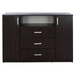 ΜΠΟΥΦΕΣ ΜΕ 2 ΝΤΟΥΛΑΠΙΑ Κ 3 ΣΥΡΤΑΡΙΑ ADLER WENGE HM2430.02 120X45X85Y εκ. - Image 3