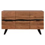 ΜΠΟΥΦΕΣ ΜΕ 3 ΣΥΡΤΑΡΙΑ ALICIA HM8475.11 ΑΠΟ ΜΑΣΙΦ ΞΥΛΟ ΑΚΑΚΙΑΣ 148x44x86Υ εκ. - Image 4