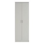 ΝΤΟΥΛΑΠΑ 2ΦΥΛΛΗ BAILEY ΜΕ ΤΡΙΑ ΡΑΦΙΑ HM337.05 ΜΕΛΑΜΙΝΗ ΛΕΥΚΗ 60Χ43Χ181Υεκ. - Image 3