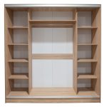 ΝΤΟΥΛΑΠΑ 3ΦΥΛΛΗ ΣΥΡΟΜΕΝΗ ΜΕ ΚΑΘΡΕΠΤΗ SONAMA OAK HM2435  200X60X210Υεκ - Image 4