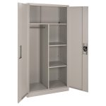 ΝΤΟΥΛΑΠΑ ΜΕΤΑΛΛΙΚΗ CLOD HM5961.11 2ΦΥΛΛΗ ΜΕ ΧΩΡΙΣΜΑ ΑΝΟΙΧΤΟ ΓΚΡΙ 90Χ40Χ180Yεκ. - Image 3